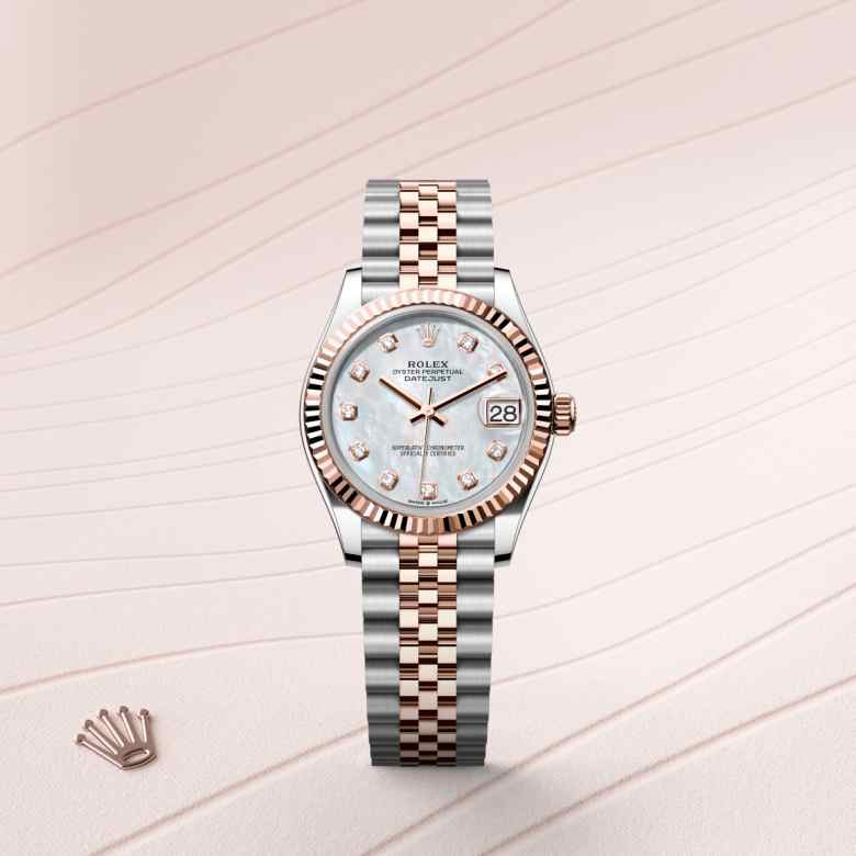 Rolex Datejust in Everose Rolesor - combination of Oystersteel and Everose gold, M278271-0026 - Richter & Phillips