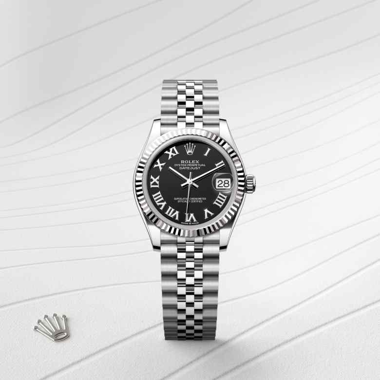 Rolex Datejust in White Rolesor - combination of Oystersteel and white gold, M278274-0002 - Richter & Phillips