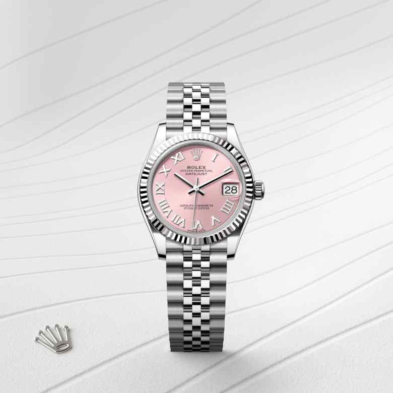 Rolex Datejust in White Rolesor - combination of Oystersteel and white gold, M278274-0020 - Orrs Jewelers