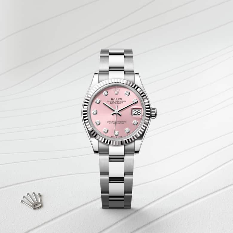 Rolex Datejust in White Rolesor - combination of Oystersteel and white gold, M278274-0031 - Blakemans Jewelry
