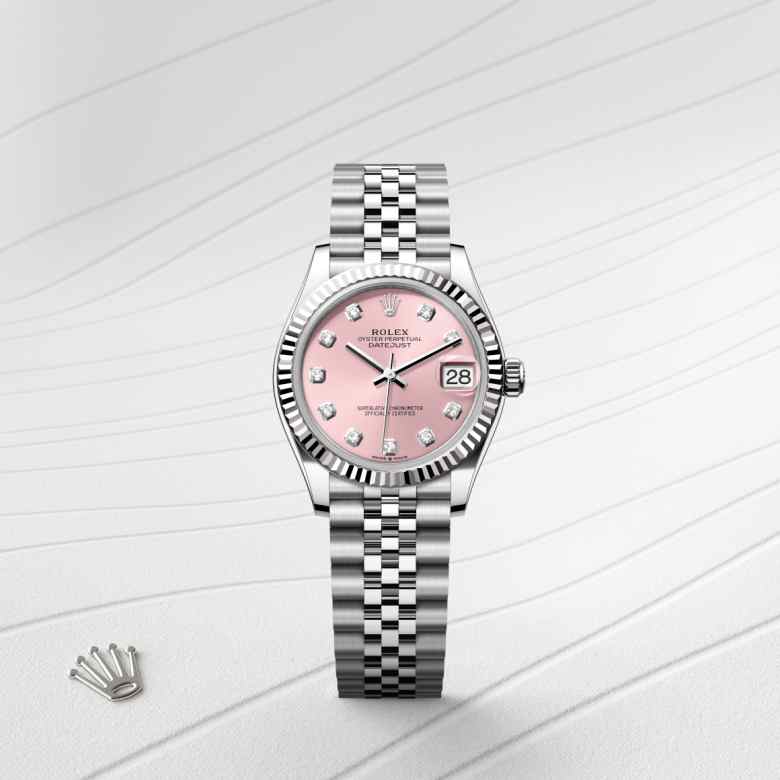 Rolex Datejust in White Rolesor - combination of Oystersteel and white gold, M278274-0032 - Richter & Phillips