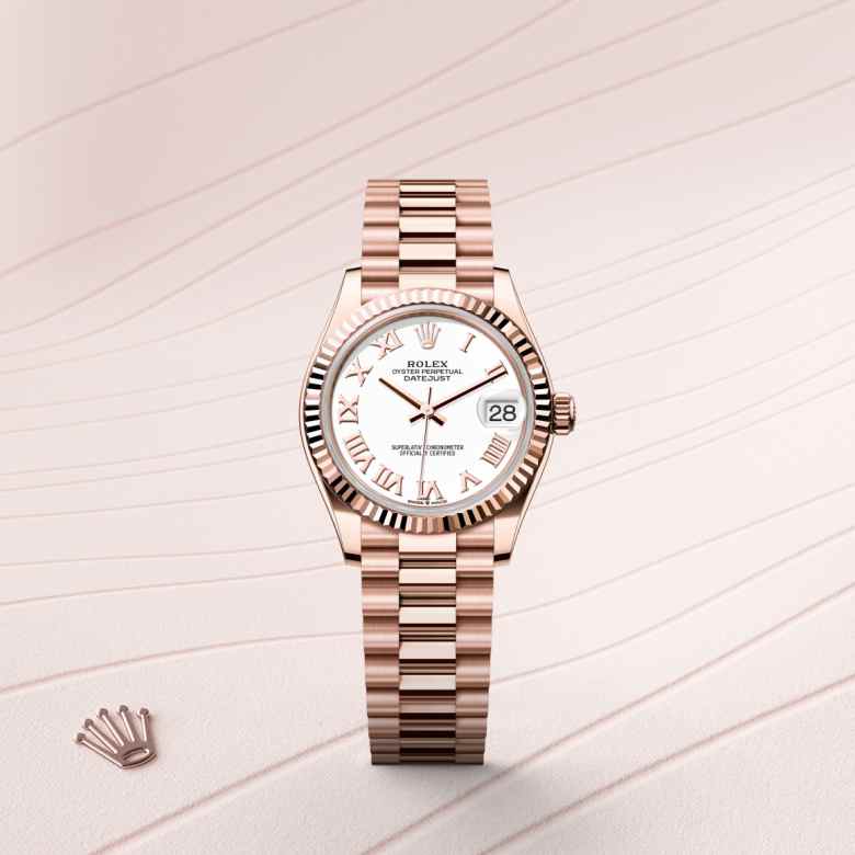 Rolex Datejust in 18 kt Everose gold, M278275-0019 - Clarkson Jewelers