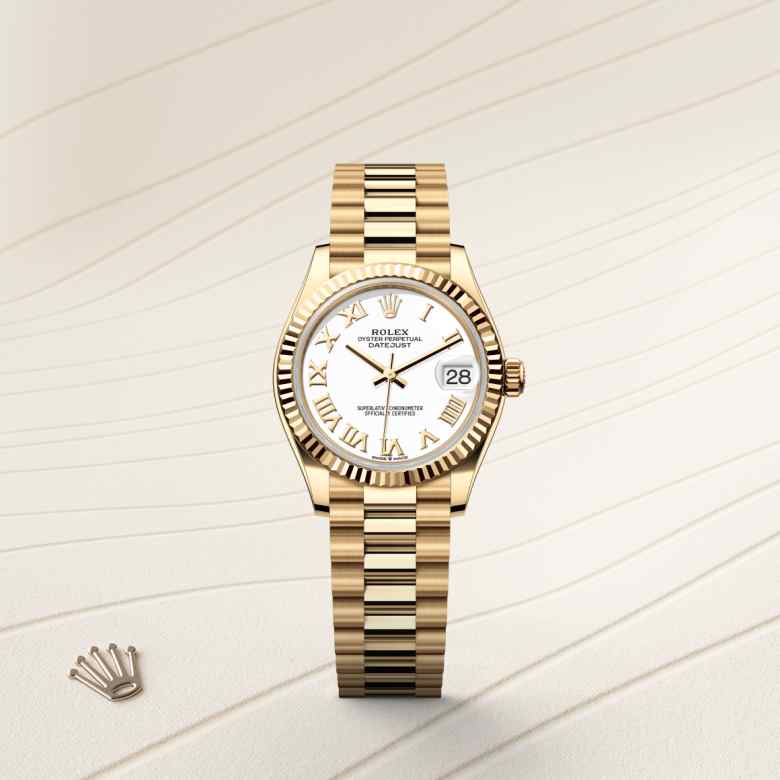 Rolex Datejust in 18 kt yellow gold, M278278-0020 - Orrs Jewelers