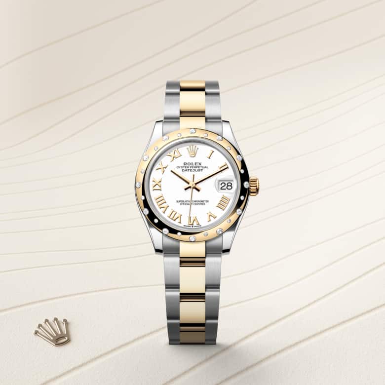 Rolex Datejust in Yellow Rolesor - combination of Oystersteel and yellow gold, M278343RBR-0001 - Little Switzerland