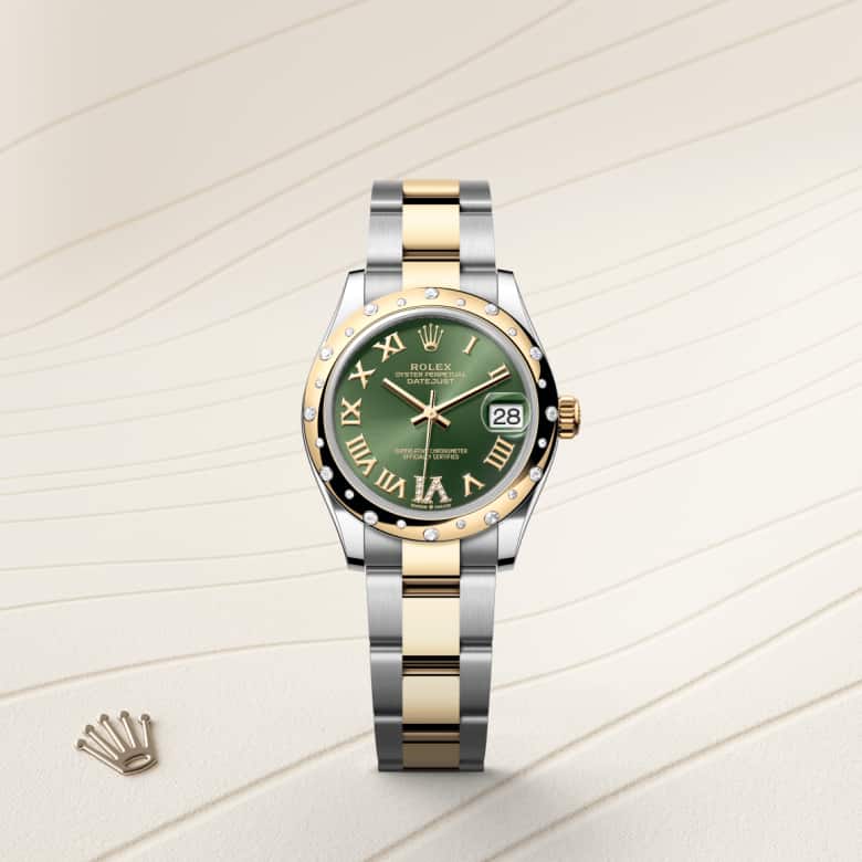 Rolex Datejust in Yellow Rolesor - combination of Oystersteel and yellow gold, M278343RBR-0015 - Meierotto Jewelers