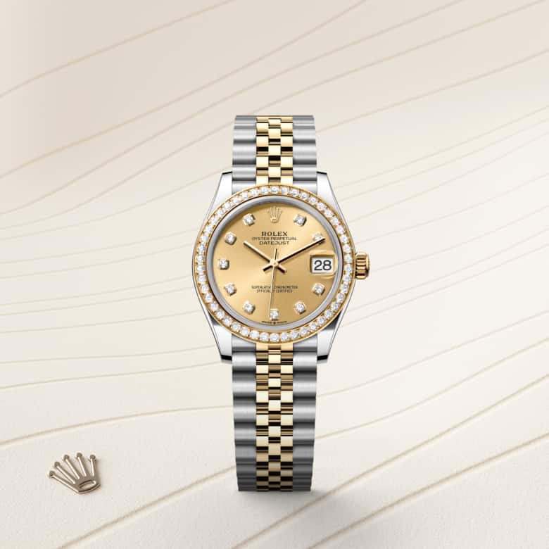Rolex Datejust in Yellow Rolesor - combination of Oystersteel and yellow gold, M278383RBR-0026 - Meierotto Jewelers