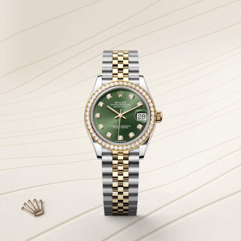 Rolex Datejust in Yellow Rolesor - combination of Oystersteel and yellow gold, M278383RBR-0030 - Orrs Jewelers