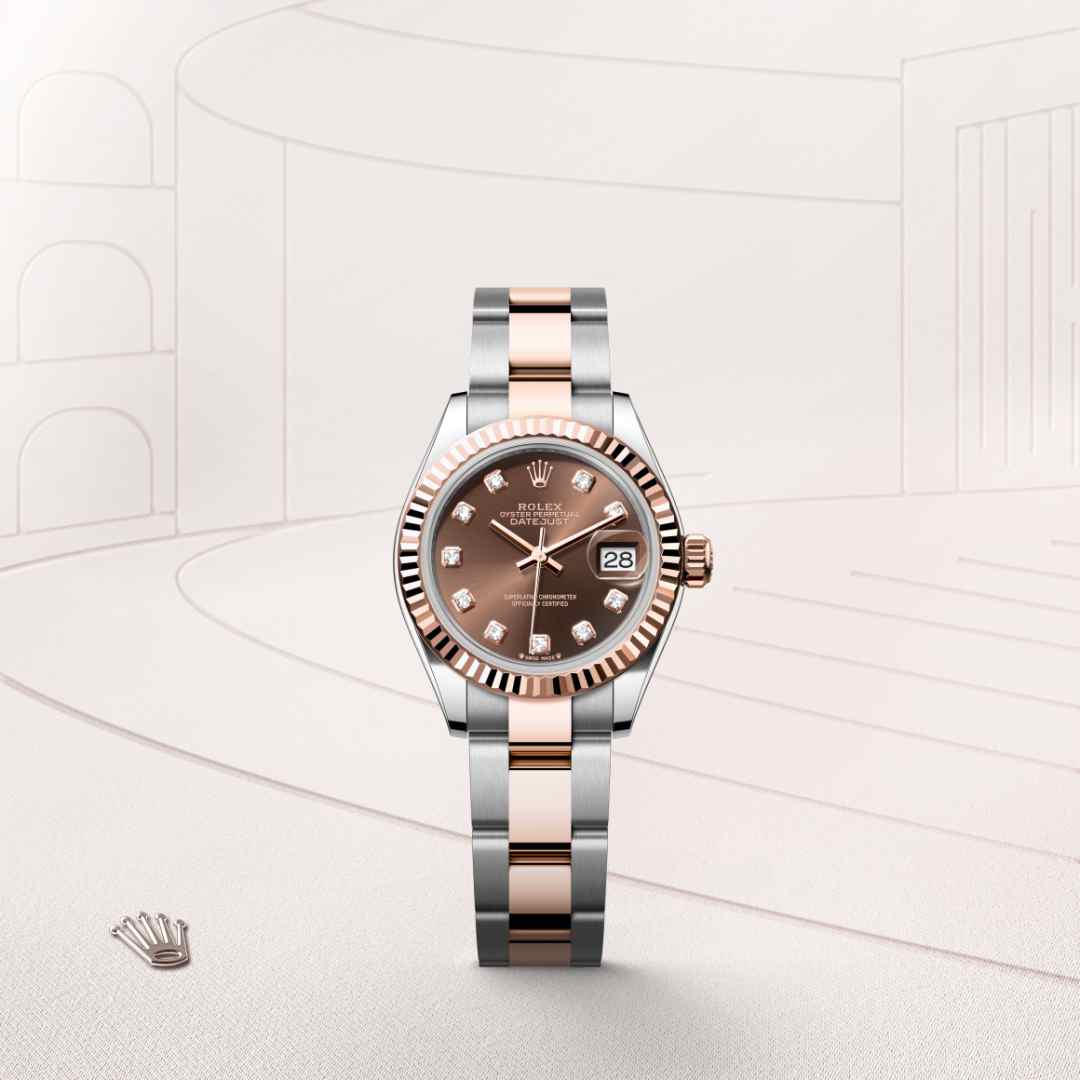 Rolex Lady-Datejust in Everose Rolesor - combination of Oystersteel and Everose gold, M279171-0012 - Blakemans Jewelry