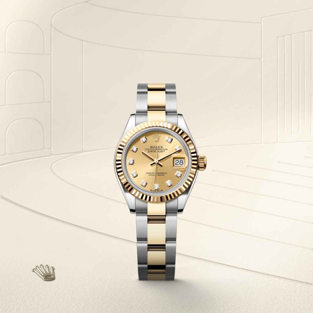 Rolex Lady-Datejust in Yellow Rolesor - combination of Oystersteel and yellow gold, M279173-0012 - Walters & Hogsett