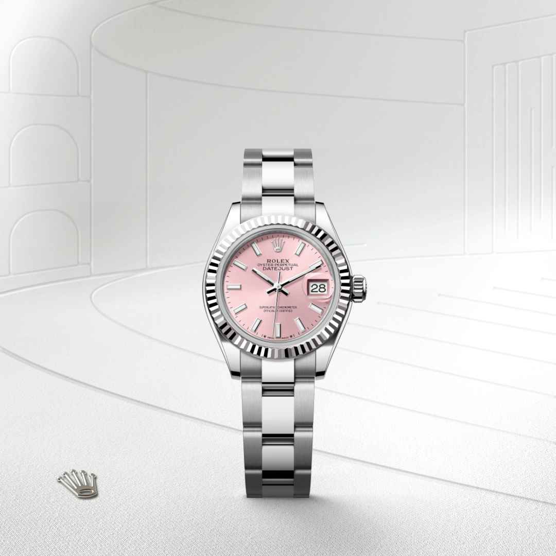 Rolex Lady-Datejust in White Rolesor - combination of Oystersteel and white gold, M279174-0002 - Walters & Hogsett
