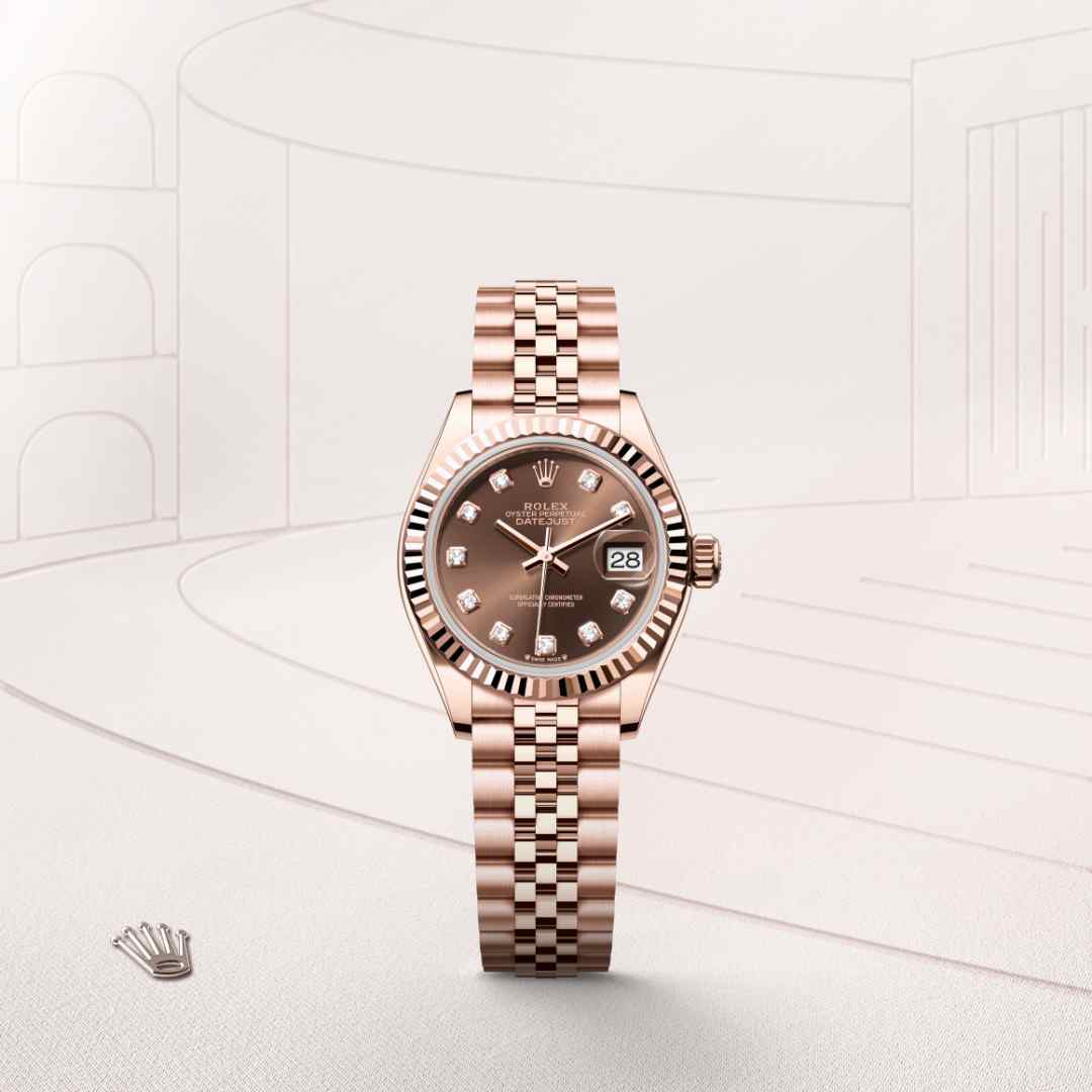 Rolex Lady-Datejust in 18 kt Everose gold, M279175-0010 - Walters & Hogsett