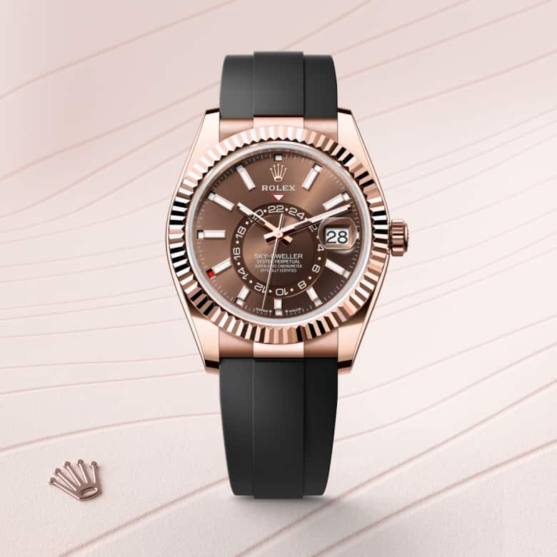 Rolex Sky-Dweller in 18 kt Everose gold, M336235-0002 - Little Switzerland