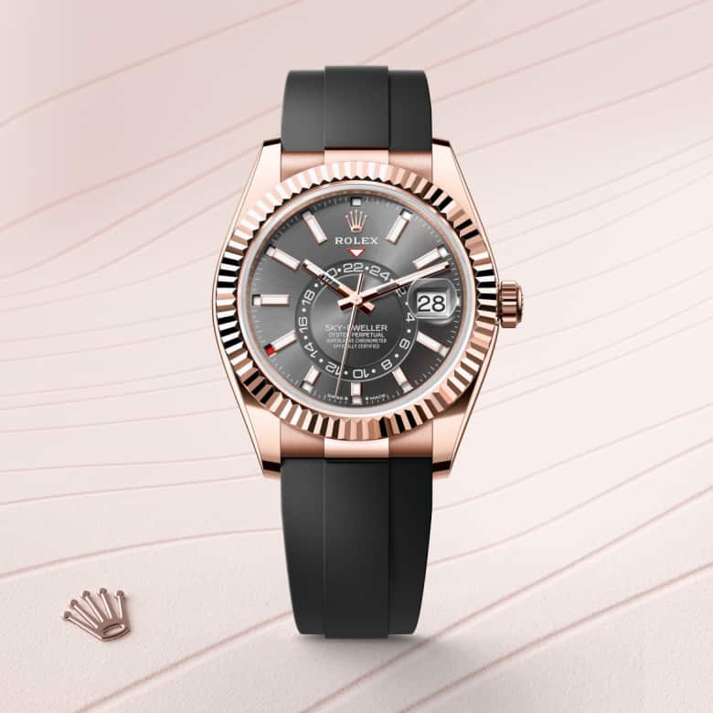 Rolex Sky-Dweller in 18 kt Everose gold, M336235-0004 - Walters & Hogsett
