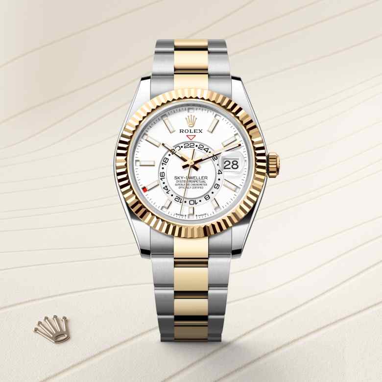 Rolex Sky-Dweller in Yellow Rolesor - combination of Oystersteel and yellow gold, M336933-0005 - Lenox Jewelers