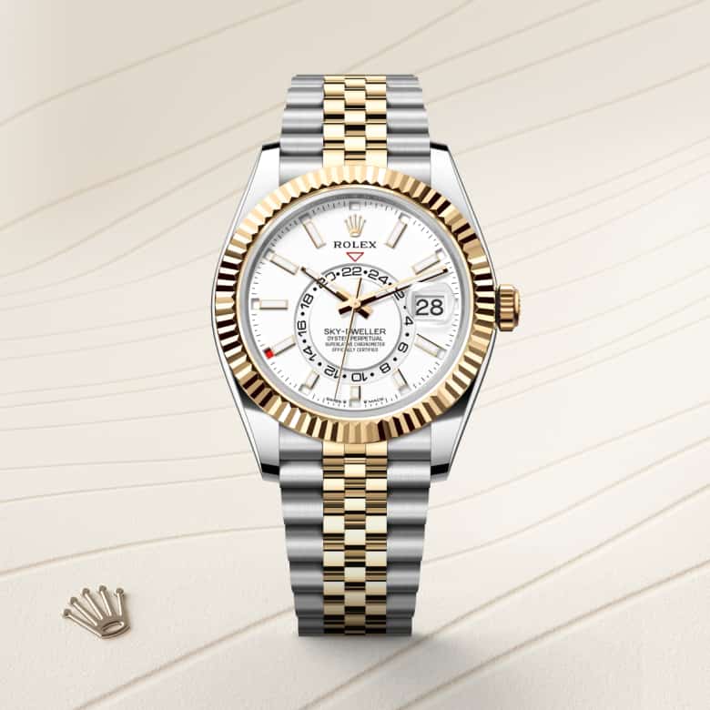 Rolex Sky-Dweller in Yellow Rolesor - combination of Oystersteel and yellow gold, M336933-0006 - Schiffman's Jewelers