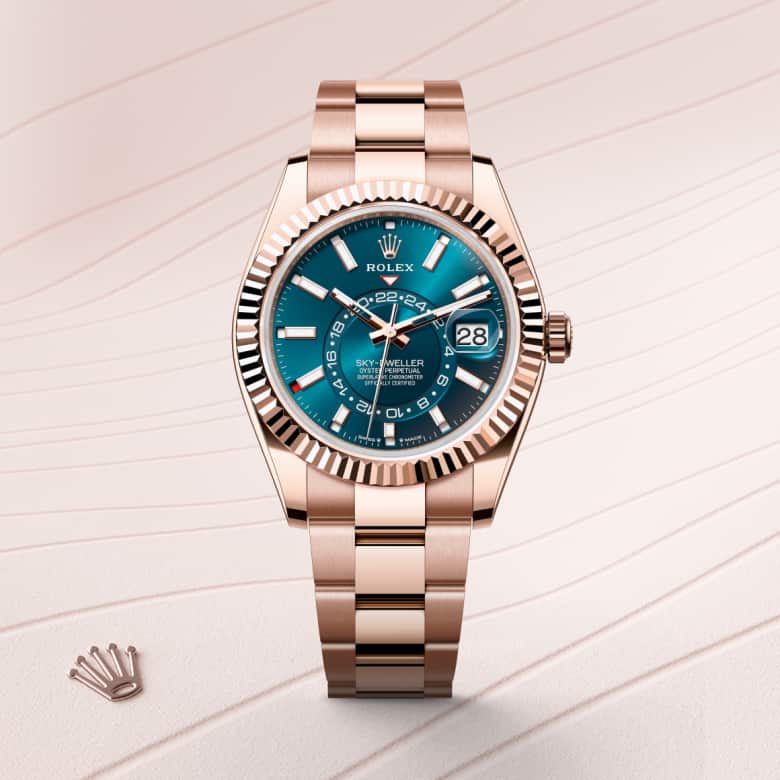 Rolex Sky-Dweller in 18 kt Everose gold, M336935-0001 - Little Switzerland