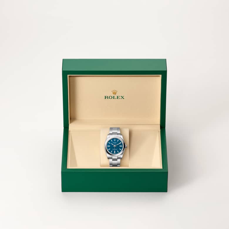 Rolex Oyster Perpetual in Oystersteel, M124200-0011 - Blakemans Jewelry