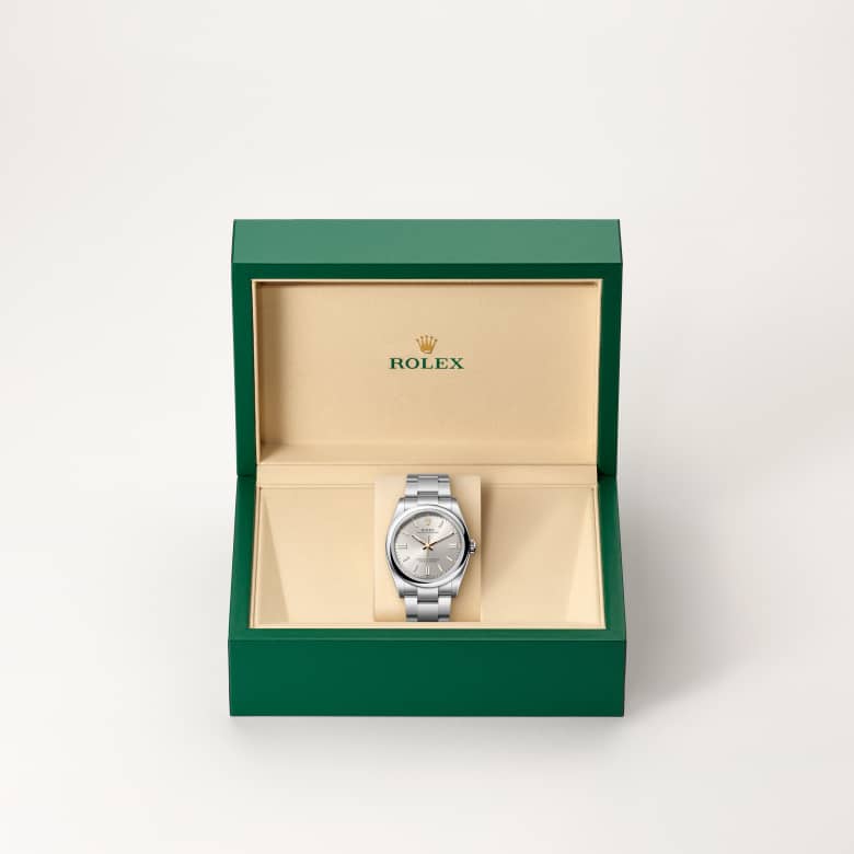 Rolex Oyster Perpetual in Oystersteel, M126000-0001 - Rolex Boutique Palo Alto