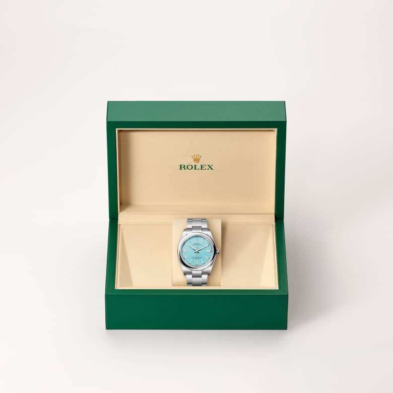 Rolex Oyster Perpetual in Oystersteel, M126000-0006 - Little Switzerland