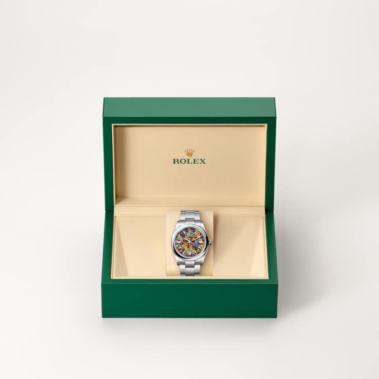 Rolex Oyster Perpetual in Oystersteel, M126000-0016 - Rolex Boutique Palo Alto