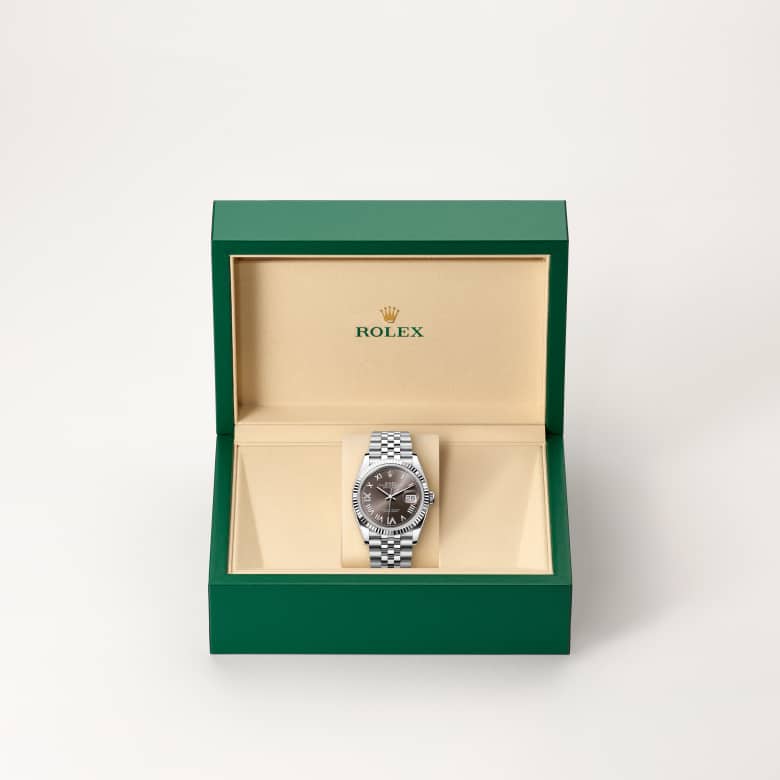 Rolex Datejust in White Rolesor - combination of Oystersteel and white gold, M126234-0071 - Rolex Boutique Palo Alto