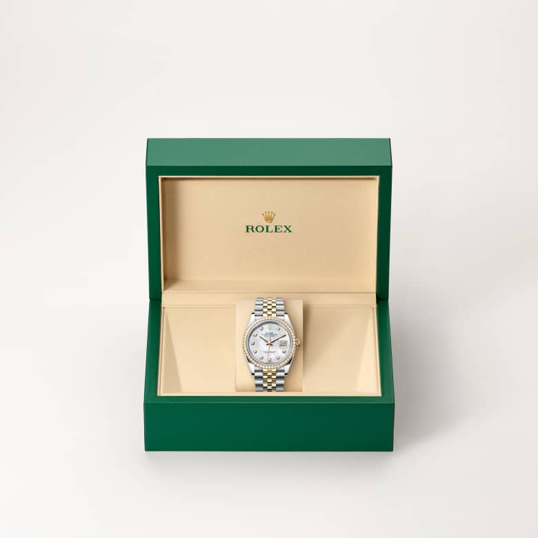 Rolex Datejust in Yellow Rolesor - combination of Oystersteel and yellow gold, M126283RBR-0009 - Meierotto Jewelers