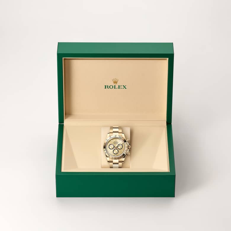 Rolex Cosmograph Daytona in 18 kt yellow gold, M126508-0005 - Little Switzerland