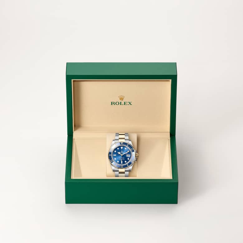Rolex Submariner in Yellow Rolesor - combination of Oystersteel and yellow gold, M126613LB-0002 - Jewelers Trade Shop