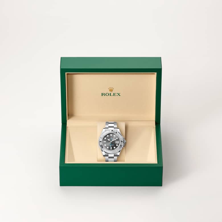 Rolex Yacht-Master in Rolesium - combination of Oystersteel and platinum, M126622-0001 - Blakemans Jewelry