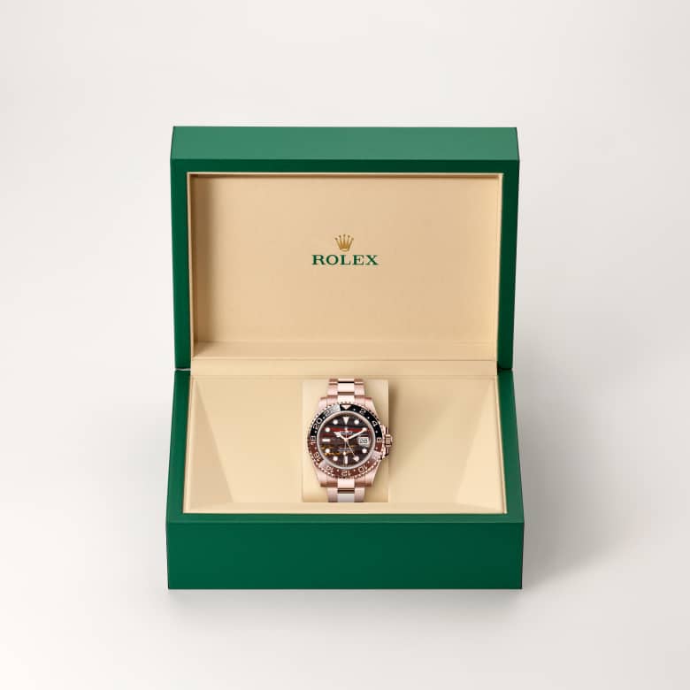 Rolex GMT-Master II in 18 kt Everose gold, M126715CHNR-0002 - Clarkson Jewelers