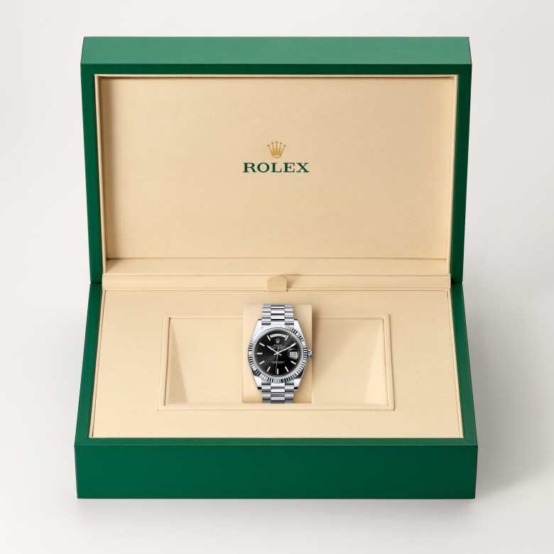 Rolex Day-Date in Platinum, M228236-0003 - Meierotto Jewelers