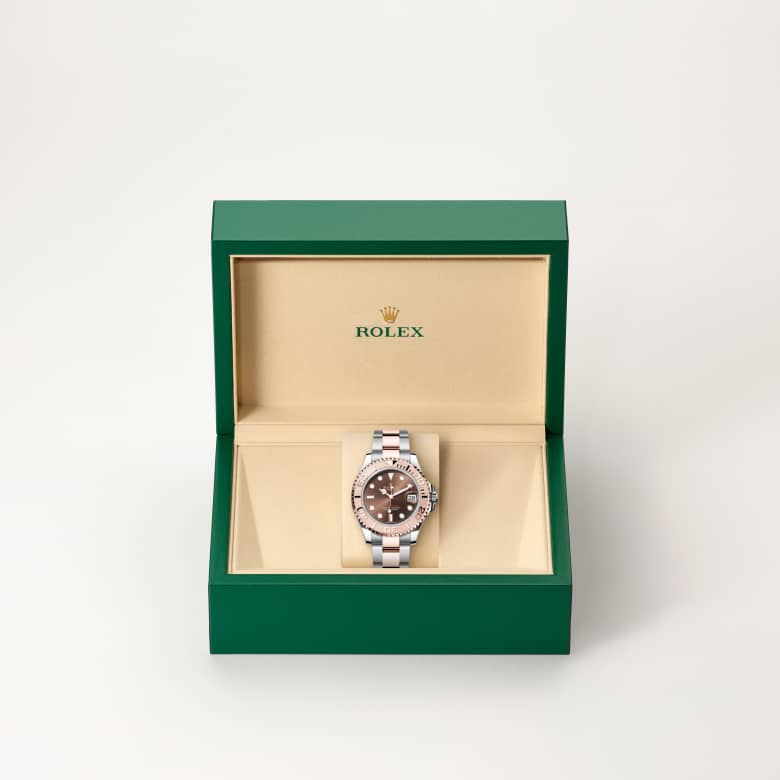 Rolex Yacht-Master in Everose Rolesor - combination of Oystersteel and Everose gold, M268621-0003 - Blakemans Jewelry