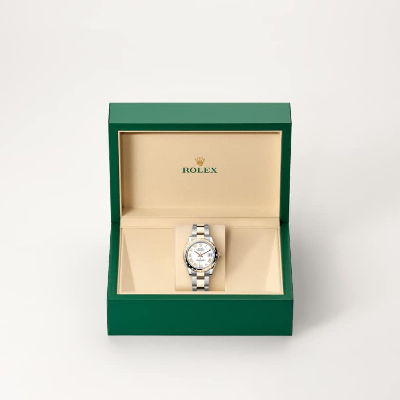 Rolex Datejust in Yellow Rolesor - combination of Oystersteel and yellow gold, M278343RBR-0001 - Little Switzerland