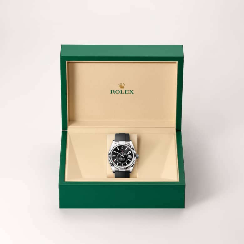 Rolex Sky-Dweller in 18 kt white gold, M336239-0002 - Meierotto Jewelers