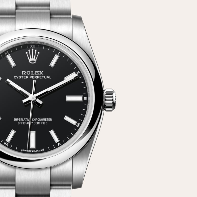 Rolex Oyster Perpetual in Oystersteel, M124200-0010 - Little Switzerland