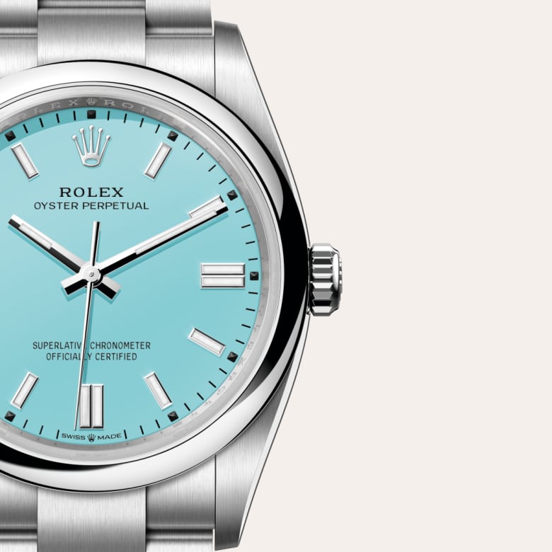 Rolex Oyster Perpetual in Oystersteel, M126000-0006 - Little Switzerland