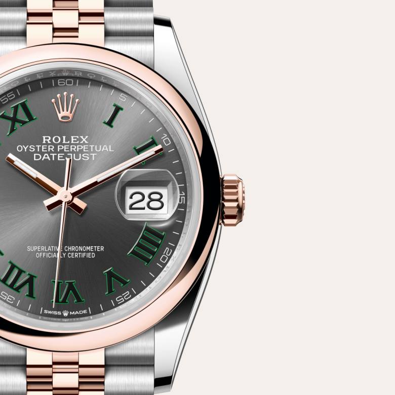 Rolex Datejust in Everose Rolesor - combination of Oystersteel and Everose gold, M126201-0029 - Walters & Hogsett