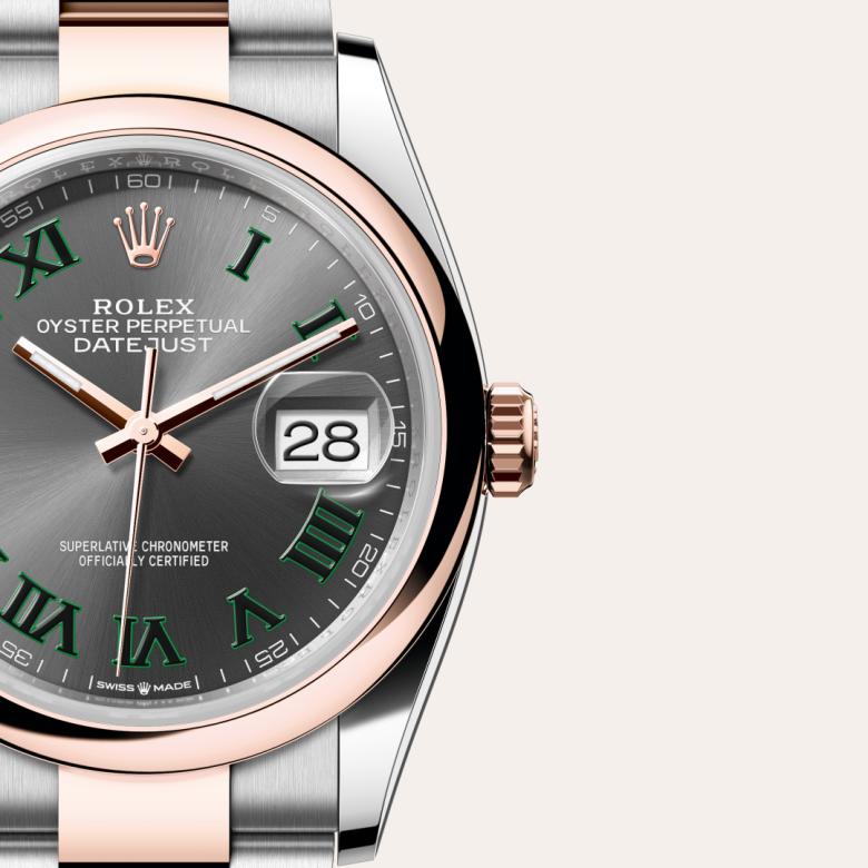 Rolex Datejust in Everose Rolesor - combination of Oystersteel and Everose gold, M126201-0030 - Walters & Hogsett