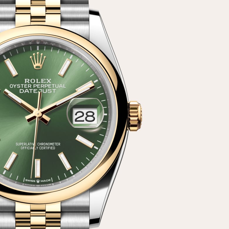 Rolex Datejust in Yellow Rolesor - combination of Oystersteel and yellow gold, M126203-0057 - Clarkson Jewelers