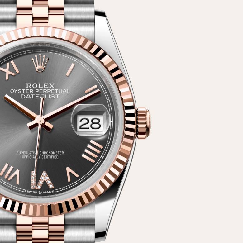 Rolex Datejust in Everose Rolesor - combination of Oystersteel and Everose gold, M126231-0047 - Walters & Hogsett