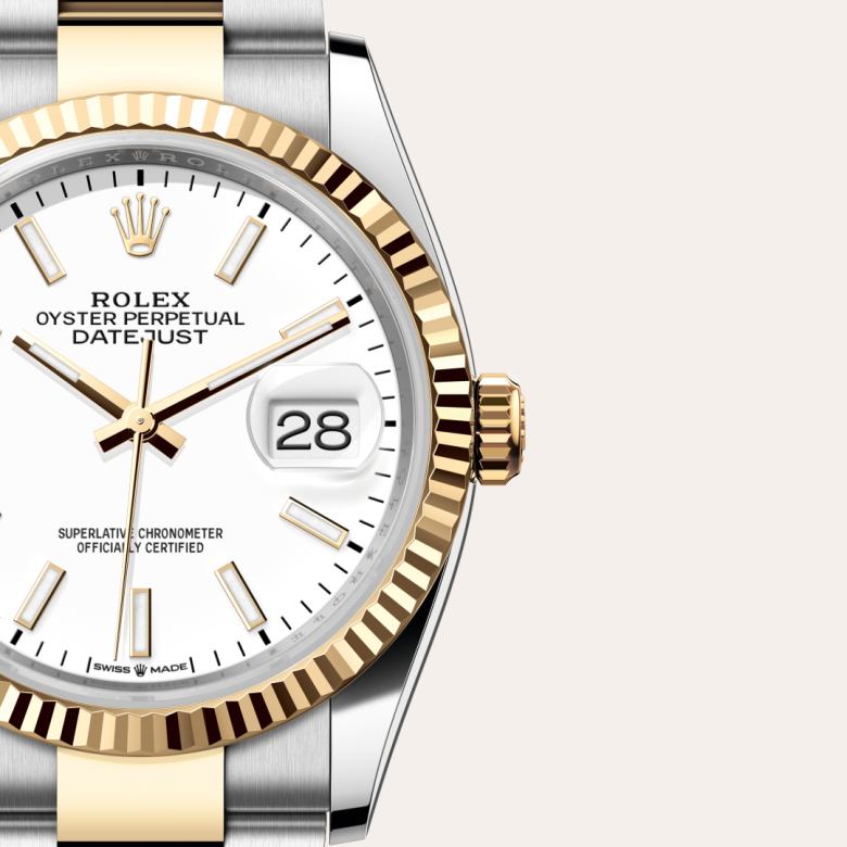 Rolex Datejust in Yellow Rolesor - combination of Oystersteel and yellow gold, M126233-0020 - Schiffman's Jewelers