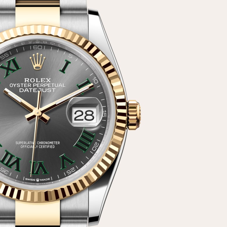Rolex Datejust in Yellow Rolesor - combination of Oystersteel and yellow gold, M126233-0036 - Little Switzerland