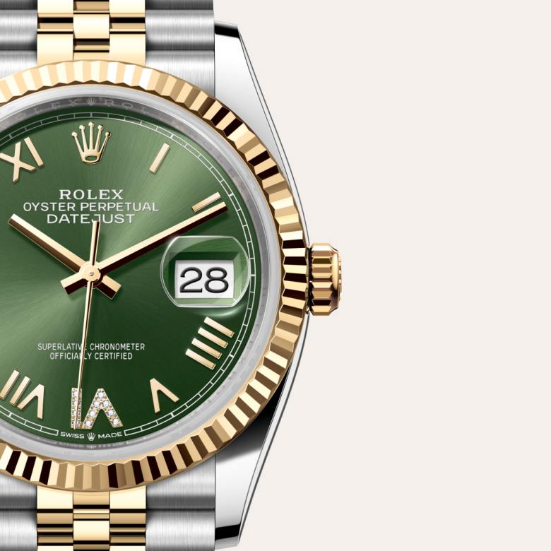 Rolex Datejust in Yellow Rolesor - combination of Oystersteel and yellow gold, M126233-0049 - Orr's Jewelers