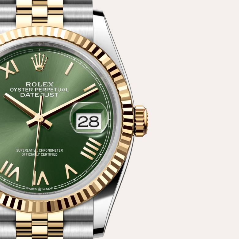 Rolex Datejust in Yellow Rolesor - combination of Oystersteel and yellow gold, M126233-0053 - Orrs Jewelers