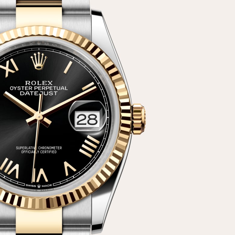 Rolex Datejust in Yellow Rolesor - combination of Oystersteel and yellow gold, M126233-0056 - Orrs Jewelers