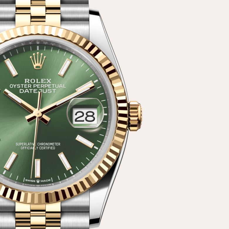 Rolex Datejust in Yellow Rolesor - combination of Oystersteel and yellow gold, M126233-0057 - Orrs Jewelers