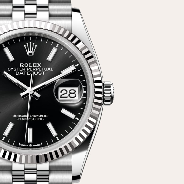 Rolex Datejust in White Rolesor - combination of Oystersteel and white gold, M126234-0015 - Richter & Phillips