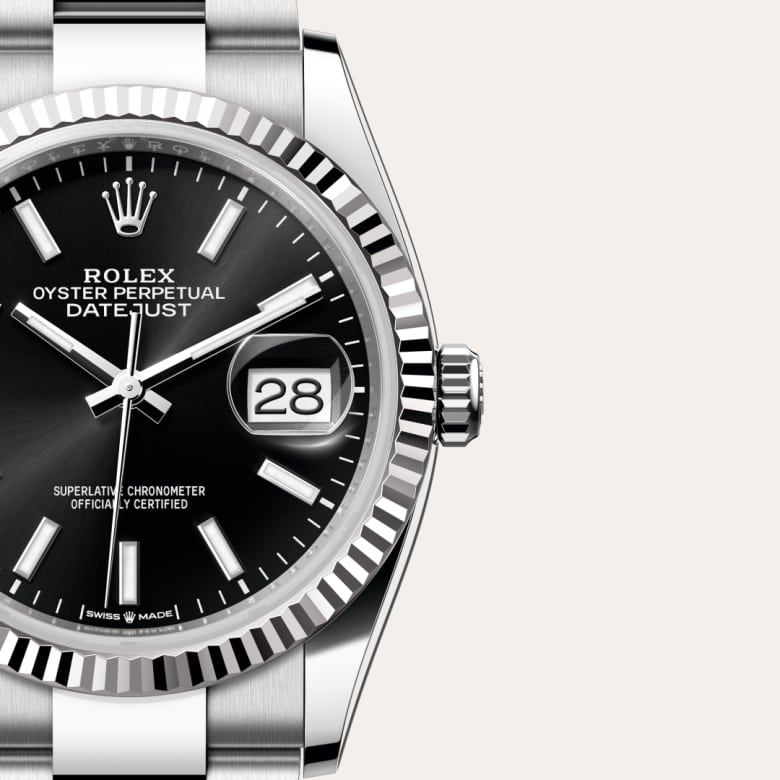 Rolex Datejust in White Rolesor - combination of Oystersteel and white gold, M126234-0016 - Richter & Phillips