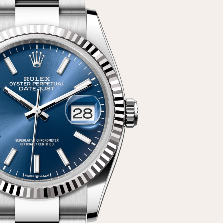 Rolex Datejust in White Rolesor - combination of Oystersteel and white gold, M126234-0018 - Richter & Phillips