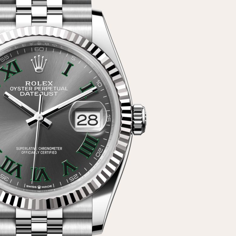 Rolex Datejust in White Rolesor - combination of Oystersteel and white gold, M126234-0045 - Richter & Phillips